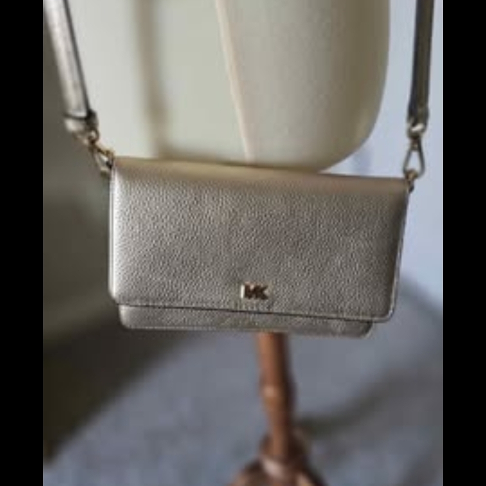 Michael Kors Gold Crossbody Bag